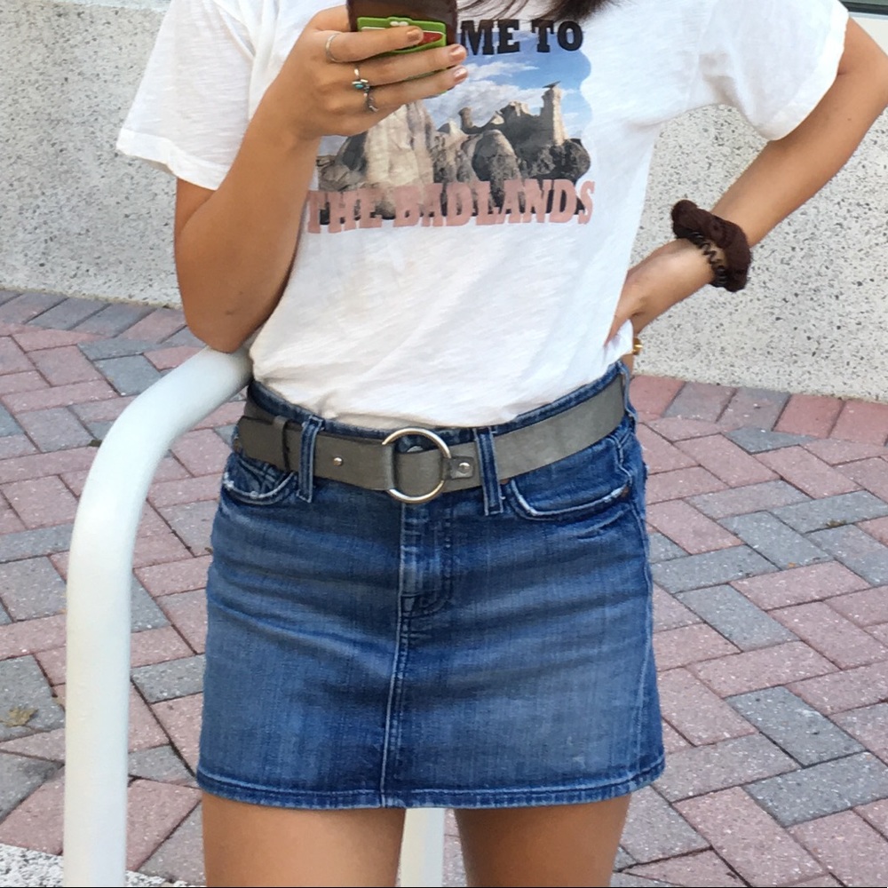 7 For All Mankind Denim Skirt